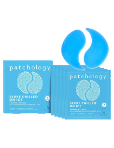 Parches de Gel para Ojos Enfriadores Patchology - 5 Pares