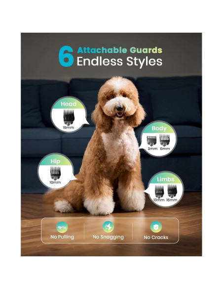 Cortapelos para Perros oneisall PC18 Inalámbrico Bajo Ruido Cortapelos para Perros oneisall PC18 Inalámbrico Bajo Ruido