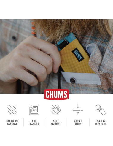 Cartera Surfshorts Chums - Ligera y Compacta con Bloqueo RFID
