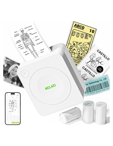 Impresora de Etiquetas Nelko PM230 Mini Bluetooth 54mm Impresora de Etiquetas Nelko PM230 Mini Bluetooth 54mm