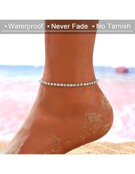 Pulsera de Tobillo de Oro 18K para Mujeres - Joyería Impermeable Pulsera de Tobillo de Oro 18K para Mujeres - Joyería Impermeable