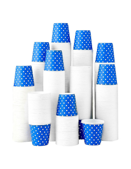Vasos de Papel Desechables JOLLY PARTY 300 Unidades 90 ml Vasos de Papel Desechables JOLLY PARTY 300 Unidades 90 ml