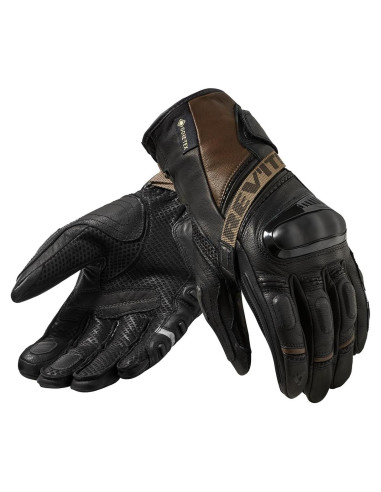 Guantes de Motocicleta REV'IT! Dominator 3 GTX Negro/Sand Pequeño