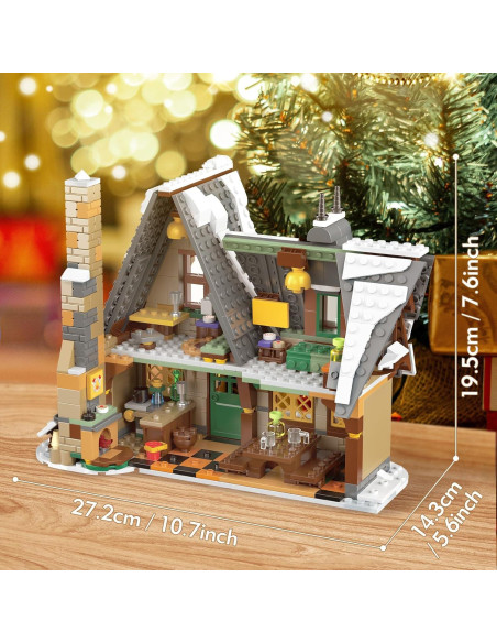 Kit de Construcción Casa Navideña Mould King 766 Piezas Kit de Construcción Casa Navideña Mould King 766 Piezas