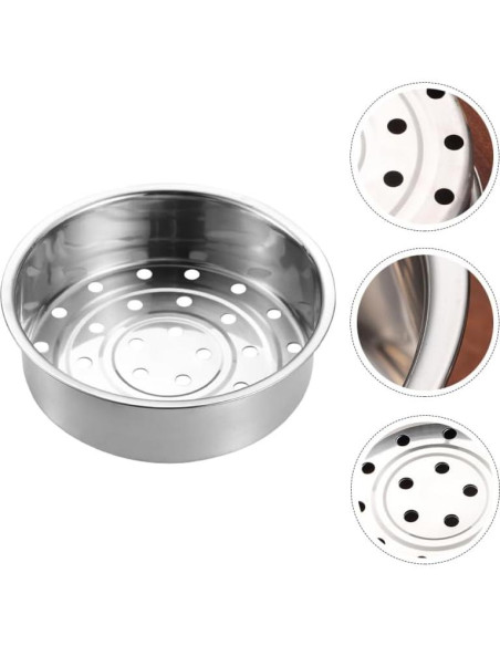 Cesta de Vapor Acero Inoxidable Cabilock 20x20cm para Olla Arrocera Cesta de Vapor Acero Inoxidable Cabilock 20x20cm para Olla Arrocera