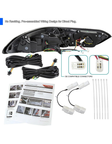 Luces Traseras LED Secuenciales SPEC-D Tuning para Toyota Camry 2018-2022
