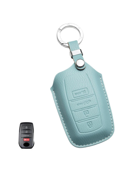 Funda de Llavero de Cuero Premium WiiLemz para Toyota Funda de Llavero de Cuero Premium WiiLemz para Toyota