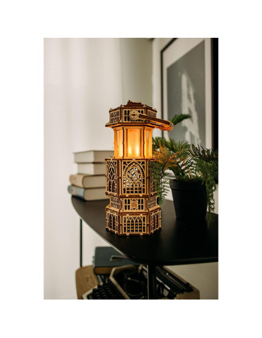 Lámpara Antigua Wood Trick LED 3D Puzzle 29x13.5cm