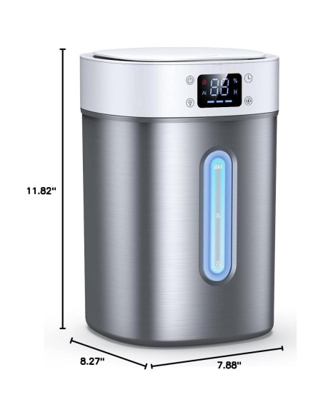 Humidificador ultrasónico 4L Admettre con tanque de acero inoxidable Humidificador ultrasónico 4L Admettre con tanque de acero inoxidable