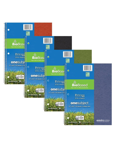 Cuaderno reciclado Roaring Spring Environotes 70 hojas rayado