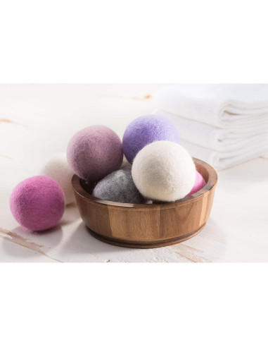 Bolas de Secado de Lana Orgánica Woolzies XL - Paquete de 6