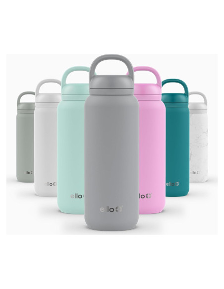 Botella de Agua Ello Cooper 32oz Acero Inoxidable Gris Botella de Agua Ello Cooper 32oz Acero Inoxidable Gris