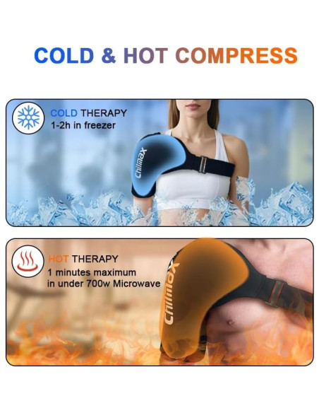 Funda de Hielo para Hombro Chimax Grande - Terapia Frío-Calor Funda de Hielo para Hombro Chimax Grande - Terapia Frío-Calor