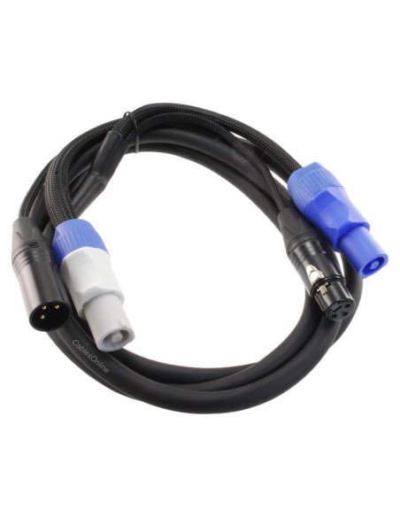 Cable de Enlace PowerCon DMX 3 Pines 1.83m CablesOnline Cable de Enlace PowerCon DMX 3 Pines 1.83m CablesOnline