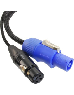 Cable de Enlace PowerCon DMX 3 Pines 1.83m CablesOnline 2