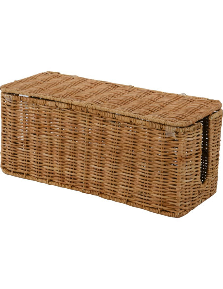 Caja Organizadora de Cables PEMAR de Mimbre Natural 33x14.5cm Caja Organizadora de Cables PEMAR de Mimbre Natural 33x14.5cm