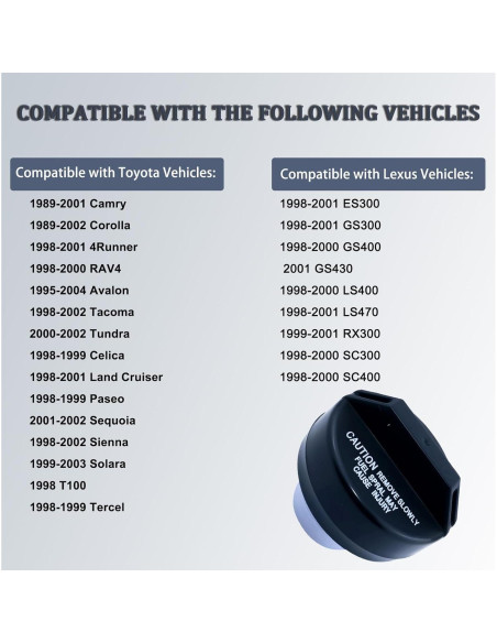 Tapa de gas con bloqueo WFSULEE 77310-48020 para Toyota/Lexus Tapa de gas con bloqueo WFSULEE 77310-48020 para Toyota/Lexus