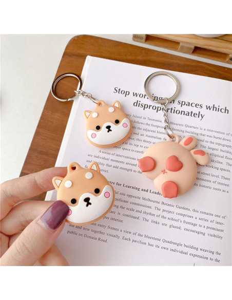 Funda de Silicona para AirTag Rertnocnf - Paquete de 3 Animales Funda de Silicona para AirTag Rertnocnf - Paquete de 3 Animales