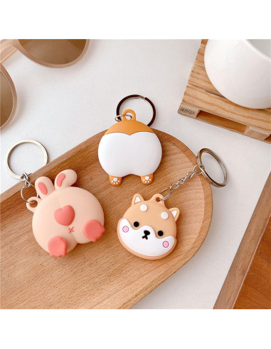 Funda de Silicona para AirTag Rertnocnf - Paquete de 3 Animales