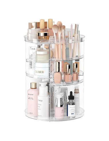 Organizador de Maquillaje Giratorio Jiavarry 8 Capas Ajustables