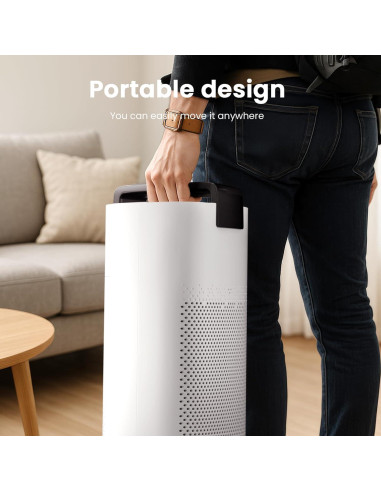 Purificador de Aire MORENTO HEPA 260 m WiFi Blanco