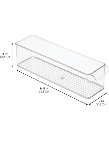 Contenedor de Almacenamiento Apilable iDesign 36.8x10.2cm