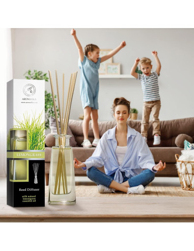 Difusor de Varitas Aromáticas Aromatika 100 ml Hierba Limón