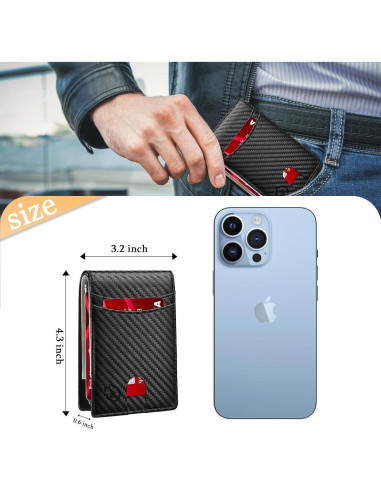 Billetera inteligente SAMRT CC con rastreador Bluetooth iOS