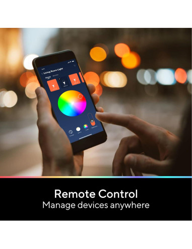 Bombillas Inteligentes U-tec A19 RGB 1100 Lúmenes 90+ CRI 2 Paquete