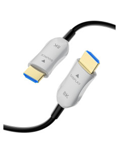 Cable HDMI 2.1 de fibra óptica 8K 15m Ast 48Gbps HDR eARC
