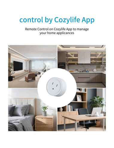 Enchufe Inteligente WiFi DoHome Control Remoto 2 Unidades