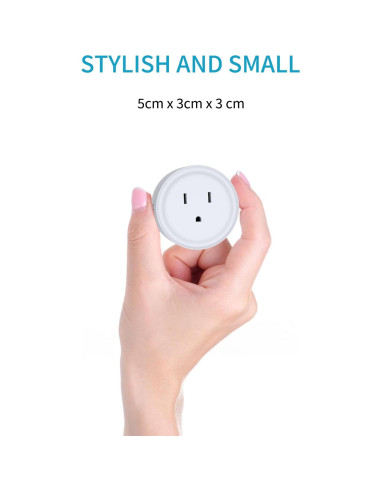 Enchufe Inteligente WiFi DoHome Control Remoto 2 Unidades