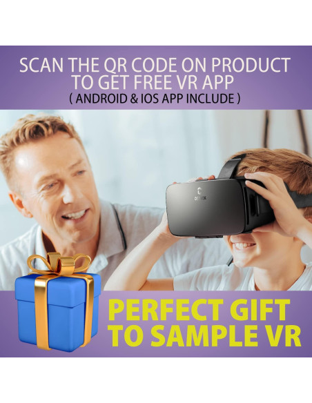 Auriculares VR DESTEK V5 para Teléfono - Lentes HD Anti-Azul Auriculares VR DESTEK V5 para Teléfono - Lentes HD Anti-Azul