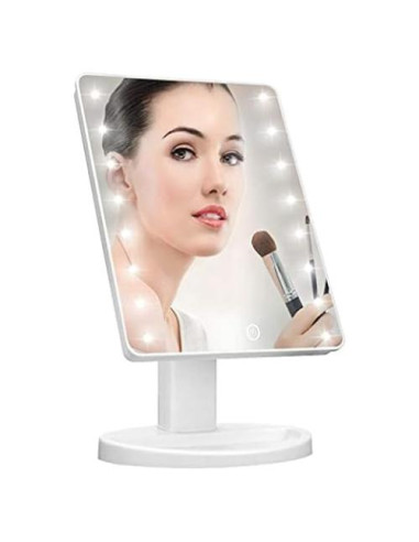 Espejo de Maquillaje Iluminado KOOKIN 26.67x16.26cm USB