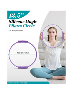 Anillo de Pilates SUBCULTUREPICK 34.3 cm Silicona Morado 2