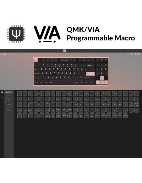 Teclado Mecánico Inalámbrico Keychron K13 Pro TKL RGB Teclado Mecánico Inalámbrico Keychron K13 Pro TKL RGB