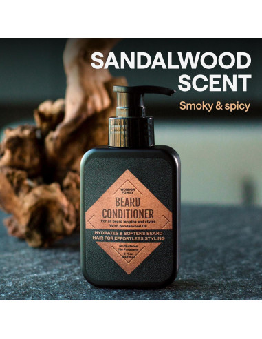 Acondicionador de Barba WONDER FAMILY Sándalo 150 ml Suavizante