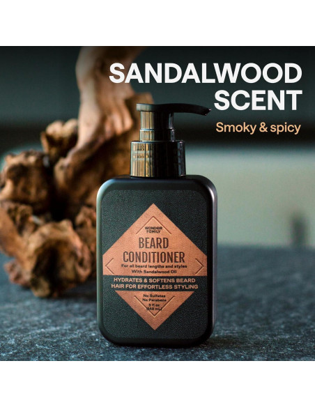 Acondicionador de Barba WONDER FAMILY Sándalo 150 ml Suavizante Acondicionador de Barba WONDER FAMILY Sándalo 150 ml Suavizante