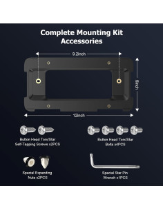 Soporte de Matrícula Trasero Podestaa para BMW y Mini Cooper 2