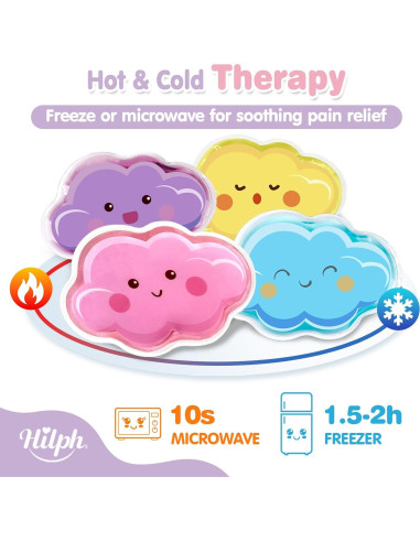 Paquetes de Hielo Reutilizables Hilph para Niños - 4 Unidades