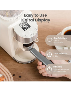 Molino de Café Eléctrico Gevi CGA0-WH0A1, 35 Configuraciones 2