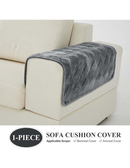 Funda de Sofá Seccional Deep Dream 71x71 cm Gris Oscuro Funda de Sofá Seccional Deep Dream 71x71 cm Gris Oscuro