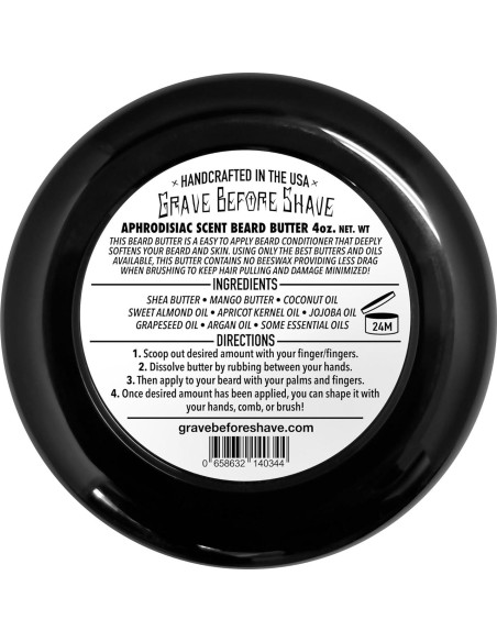 Mantequilla Acondicionadora para Barba Grave Before Shave 113g Mantequilla Acondicionadora para Barba Grave Before Shave 113g