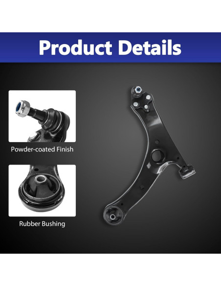 Brazo de Control Inferior Frontal HAWK BROTHER Toyota Corolla 2014-2019 Brazo de Control Inferior Frontal HAWK BROTHER Toyota Corolla 2014-2019
