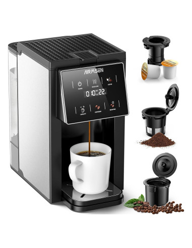 Cafetera de Goteo AIRMSEN CGM511 con Molinillo 3 en 1 177-414ml