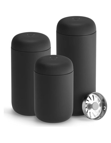 Taza de café Fellow Carter Move 355 ml acero inoxidable negro