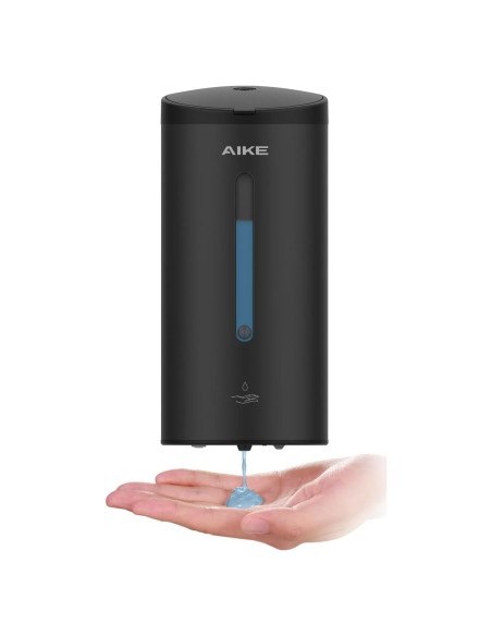 Dispensador Automático de Jabón AIKE AK1205 800 ml Negro Mate Dispensador Automático de Jabón AIKE AK1205 800 ml Negro Mate