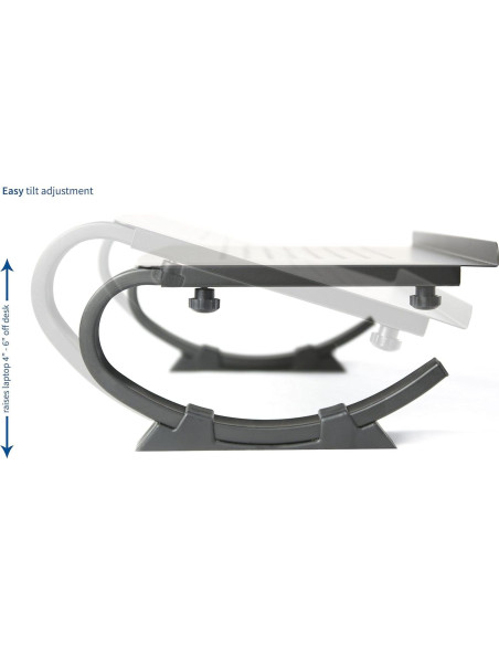 Soporte Ajustable para Laptop y Monitor VIVO STAND-V001N Negro Soporte Ajustable para Laptop y Monitor VIVO STAND-V001N Negro