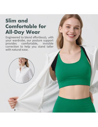 Corrector de Postura Ajustable Thergoni para Hombres y Mujeres