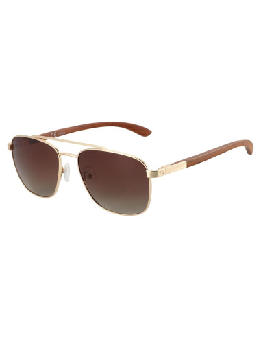 Gafas de sol aviador Zenottic de madera polarizadas UV400